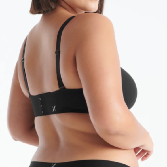 Knix V-neck Evolution Padded Bra Size 2 Black - Picture 2 of 7